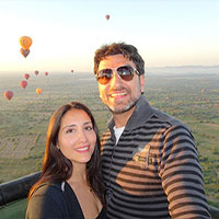 Rodolfo Nazar y Nicole Hanwi